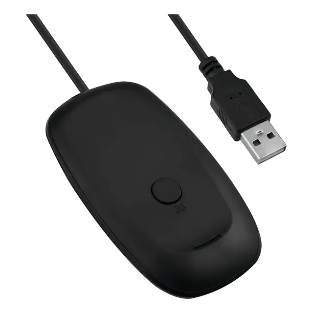 Mcbazel - Adaptador Inalámbrico Usb 2.0 Para Juegos Microsoft Xbox 360 De Computadora, Computadora Portátil, Color Negro