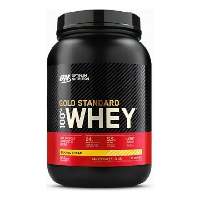 Proteina On Gold Standard 100% Whey 2 Lbs Sabor Doble Chocolate