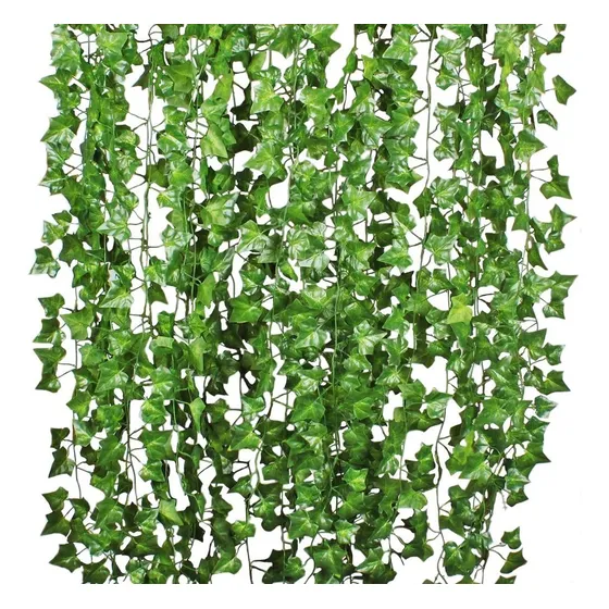 Artiflr 84 Pies 12 Hebras De Flores Artificiales Verdes De