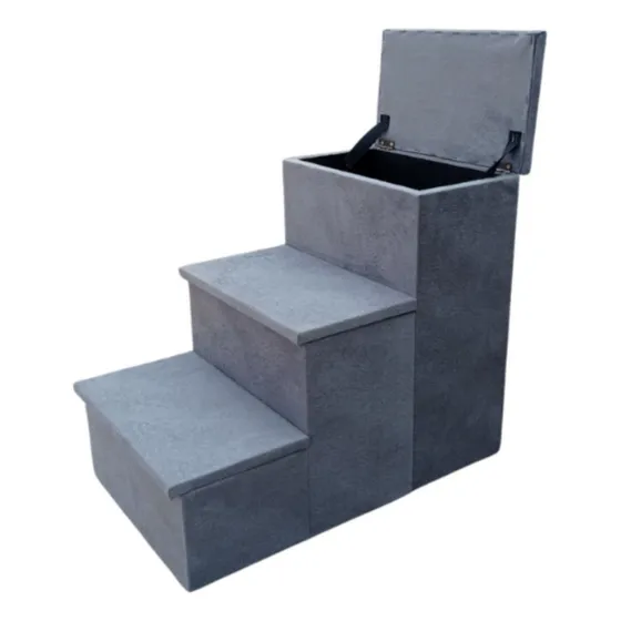 Escada Pet Bau 3 Degraus Escadinha Para Cachorro E Gato