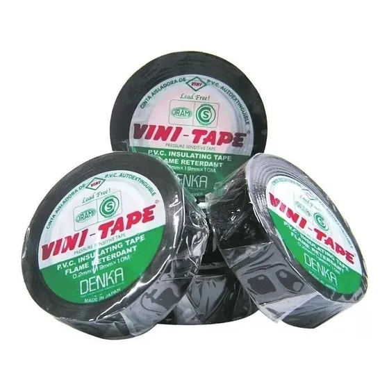 Cinta Aisladora Vinitape X20 Mts Negro X 10 Unid