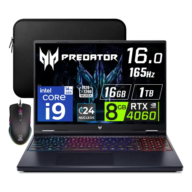 Acer Predator Helios 16 I9 14900hx 16gb 1tb Ssd Rtx4060