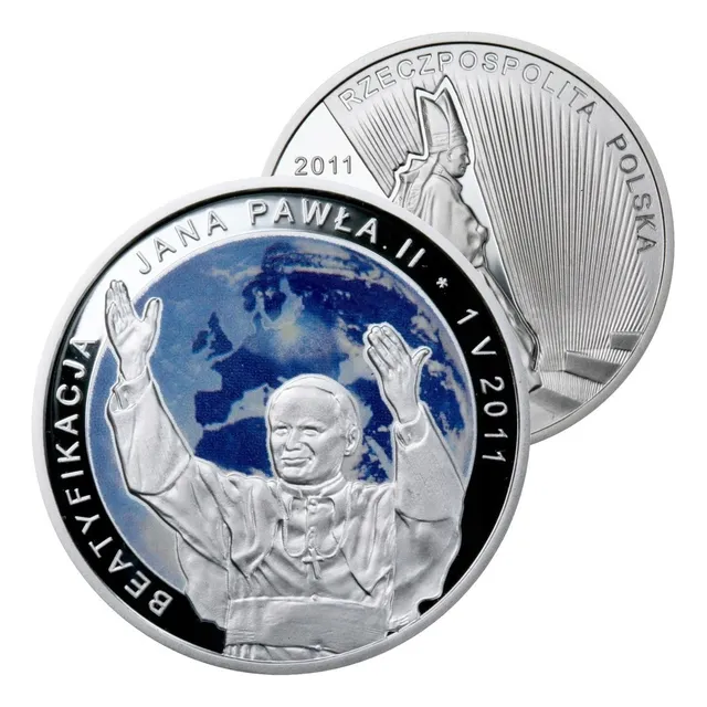 Moneda Conmemorativa Papa Juan Pablo Ii Iglesia Católica San