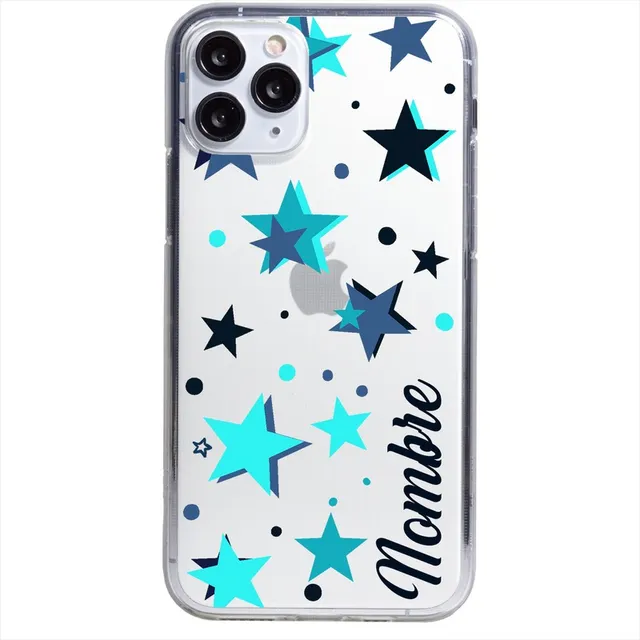 Funda Para iPhone Estrellas Personalizada Con Tu Nombre
