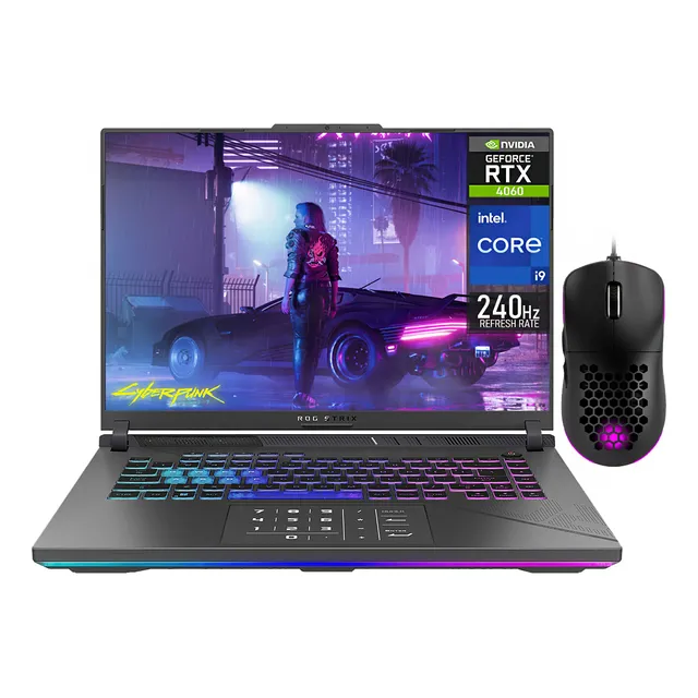 Laptop Gamer Asus Rog G16 Rtx 4060 Core I9 32gb 1.5tb Mouse