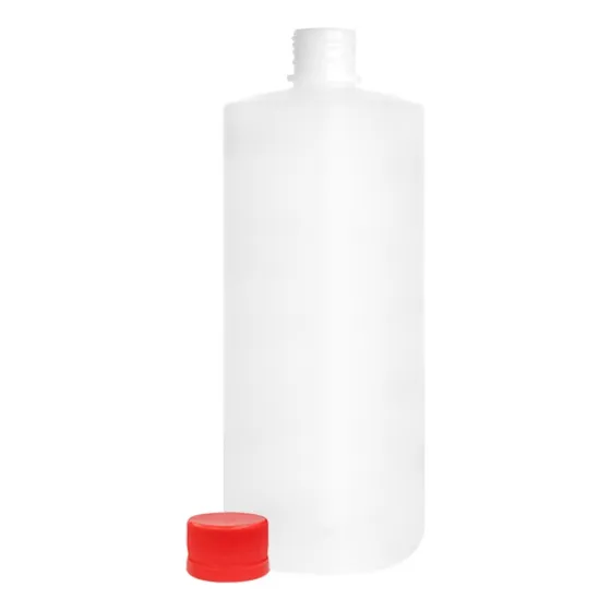 Botella Plástica Alcoholera 1000cc Con Tapa Plástica 