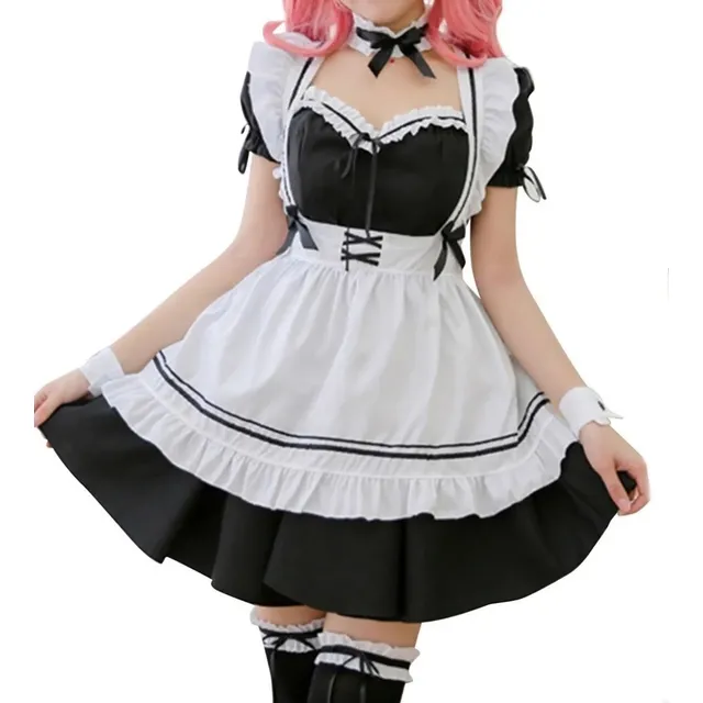 Disfraz Cosplay Anime Traje Maid Sirviente Vestido Lolita