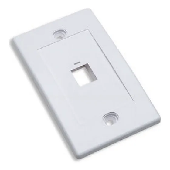 Tapa Para Caja 1 Perforacion Faceplate Intellinet Bco 163286