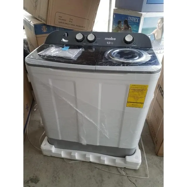 Lavadora Semi Automatica 13kg Mabe Doble Tina Con Bomba