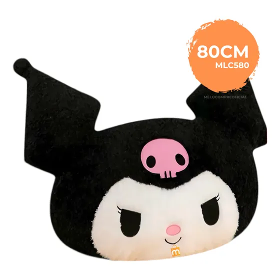 Peluches Cojín Kuromi 80cm Almohada Sanrio Coleccion Kawaii
