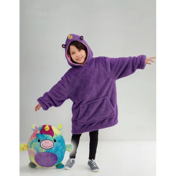 Campera Buzo Peluche Almohadón Infantil Invierno Frio