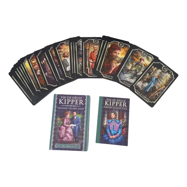 Cartas Tarot Kipper Originales Borde Plateado Ciro Marchetti
