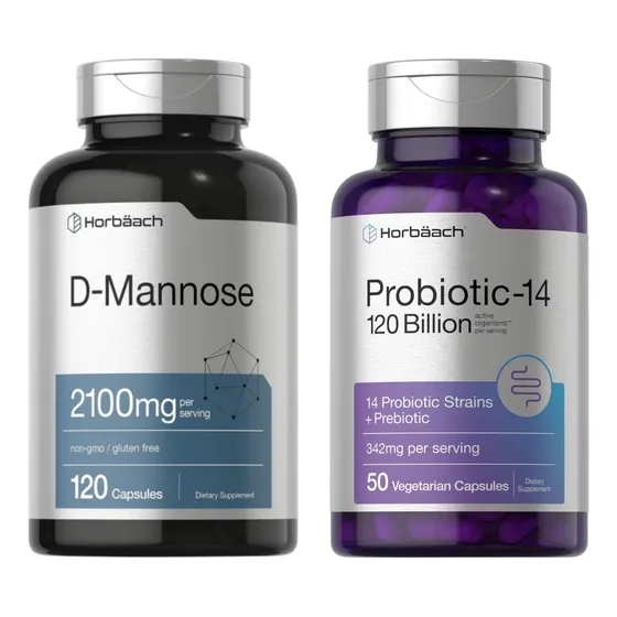 Suplemento Kit X2 Unidades Probiotic-14 Y D-mannose Horbaach