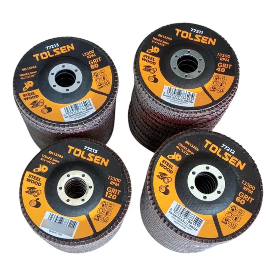 Discos Tipo Lija Flap Grano 40-60-80-120
