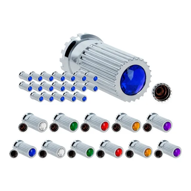 20 Capuchon Cubre Tuerca Cromado Tracto Camion Diamante F1