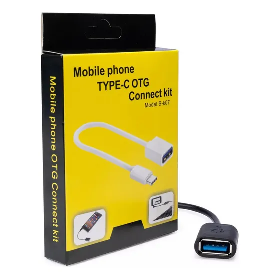 Adaptador Tipo C Ligar Pendrive Teclado Em Celular Notebook