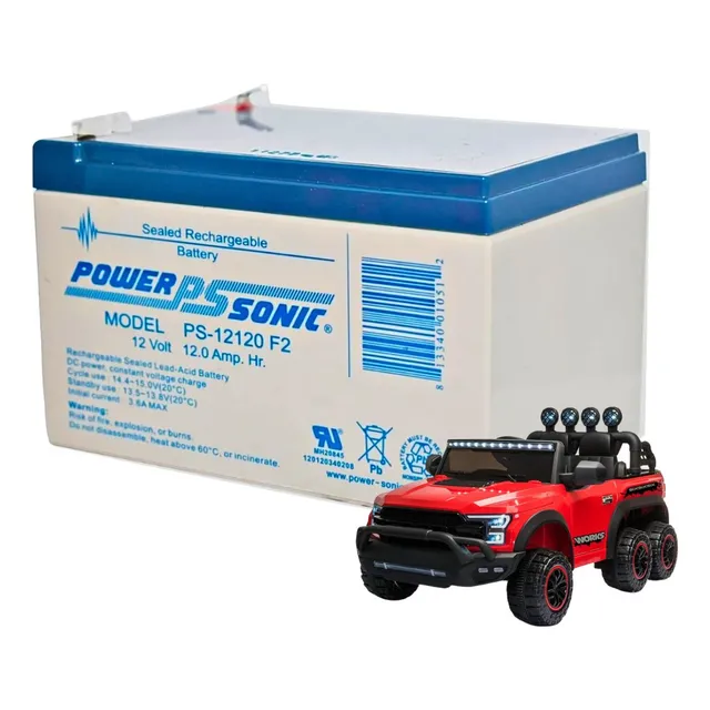 1 Pieza Reemplazo Ps12120 F2 12v 12ah Power Sonic