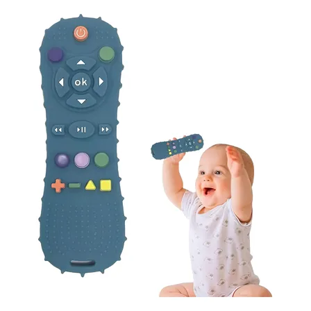 Mordedor Sensorial Silicona Control Remoto Bebés Libre Bpa