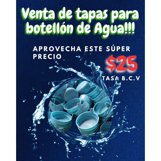 Tapas De Botellón De Agua