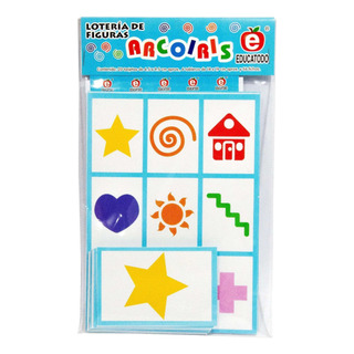 Juego De Mesa: Lotería Arcoíris De Figuras Juego De Mesa: Lotería Arcoíris De Figuras