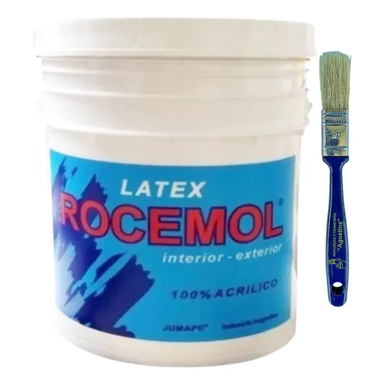 Latex Rocemol Int-ext X 10lts. +1 Pincel N 10