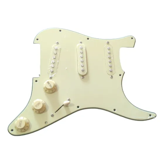 Escudo Guitarra C Captador Tipo Strato Sss Creme C/ Elétrica