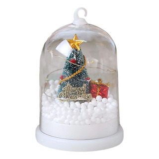 Mini Árboles De Navidad En Cúpula Con Luz, Manualidades Mini Árboles De Navidad En Cúpula Con Luz, Manualidades