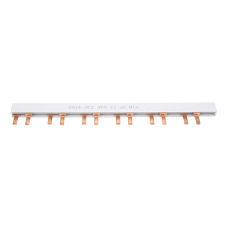 Barra Colectora De Cobre Para Disyuntor, Tipo 63, 2p, 12 Vía Barra Colectora De Cobre Para Disyuntor, Tipo 63, 2p, 12 Vía