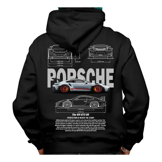 Sudadera Polar De Autos Carrera De 911 Turbo