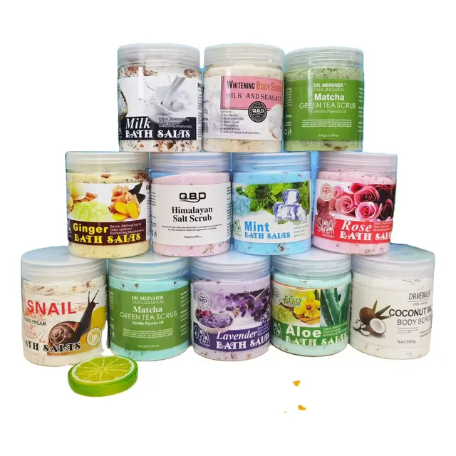 Sal Exfoliante Corporal Mano/pies/cuerpo Para Spa De 350g