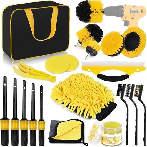 Kit Detailing Detallado De Carro Autolavado 20pcs