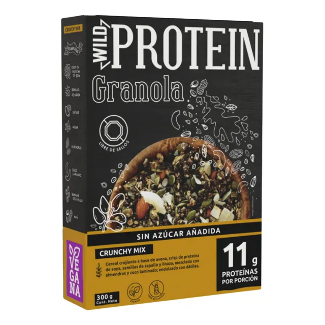 Wild Protein Granola Mix Crujiente 300 g