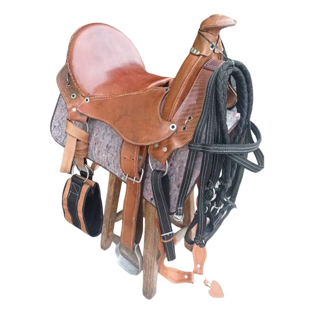 Silla De Pico Para Caballo En Cuero 65