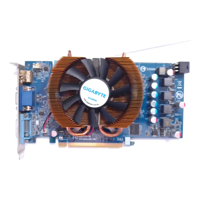 Tarjeta De Video 1gb Pci Express 256bit Gt9800 Gigabyte -2gb