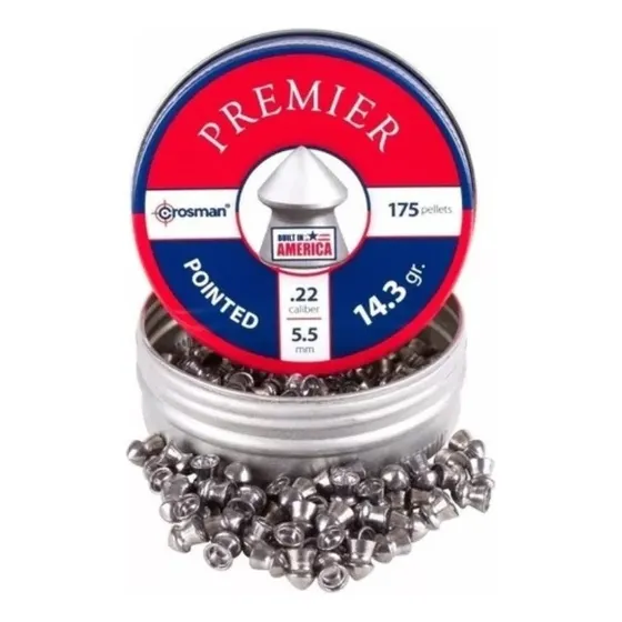Balines Crosman Pointed 5,5 Mm 175 U Alta Velocidad Y Poder