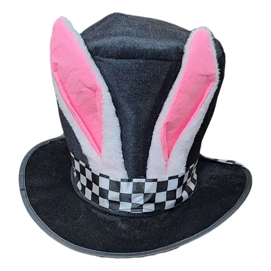 Gorro Conejo Elegante Pascua Tela