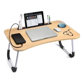 Sinanue 28 Mesa Portåtil Dobravel De Cama Notebook Refeiçao Home Office Bege Sinanue 28 Mesa Portåtil Dobravel De Cama Notebook Refeiçao Home Office Bege