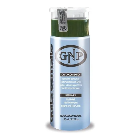 Esmalte de uñas GNP Quita Esmalte con Dispensador Tratamiento de 125mL de 1 unidades color Agua