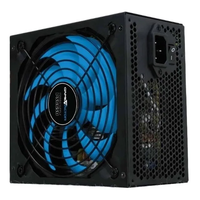 Game Factor PSG650 Fuente De Poder Para Pc Gamer 650 W Atx 80 Plus Bronze Ventilador Inteligente Pfc Activo 127V Pc Gamer