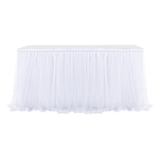 Falda De Mesa Faldón De Tul P Decoración Evento Boda Mantel Falda De Mesa Faldón De Tul P Decoración Evento Boda Mantel