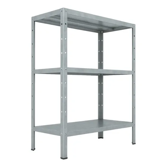 Estante De Aço Armário Multiuso 60cm 3 Bandejas Resistente