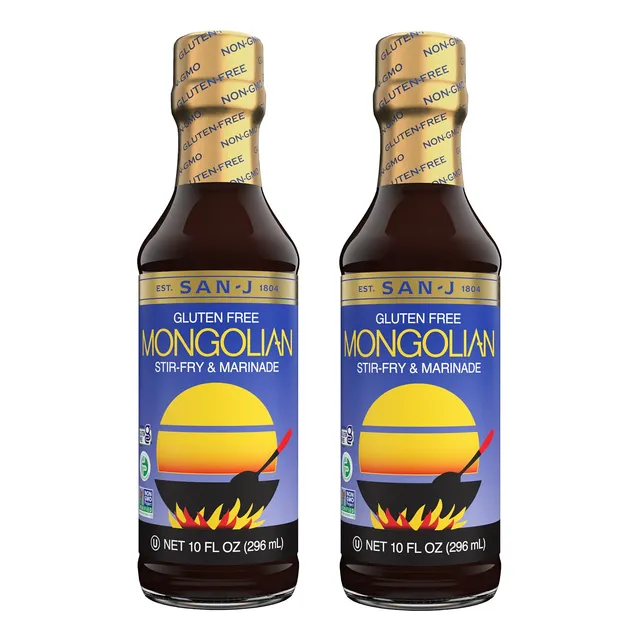 Salsa De Marinada Mongolia Sin Gluten, 10 Fl Oz, 2 Piezas