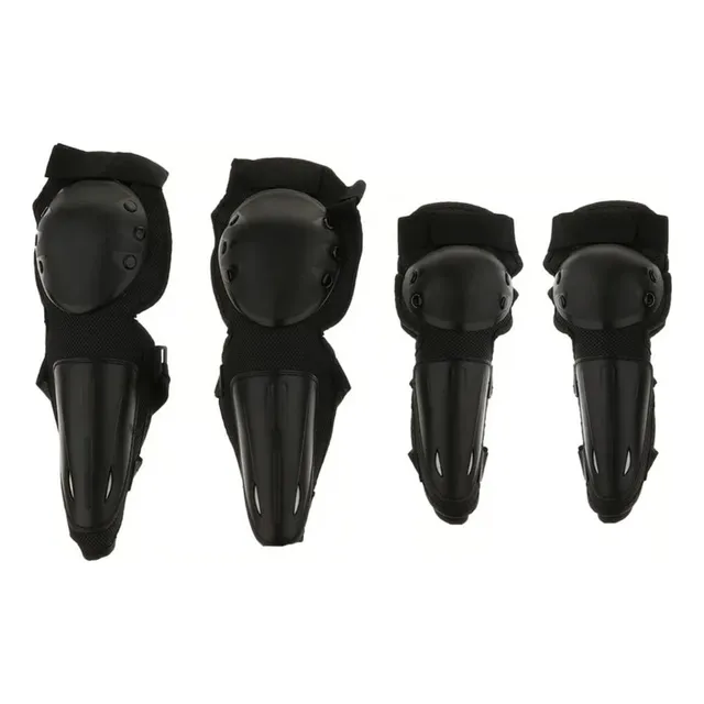 Kit De Proteccion Motero 4 Pcs Rodilleras + Coderas