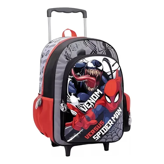  Mochila Valijacon Carro Spiderman Infantil Hombre Araña 17 