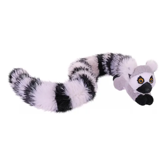 Peluche Wild Republic Lemur Cola Anillada Rey Julien Tailkin Color Gris