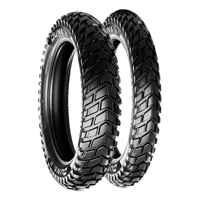 Kit Pneu 90-90-21 + 110-80-18 Duna 2 Levorin (krp)
