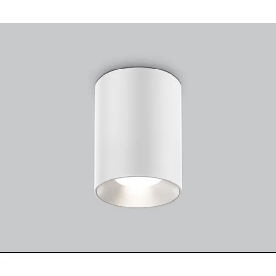Spot Cilindrico Superficial Blanco Gu10
