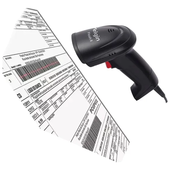 Leitor De Código De Barras Elgin Bematech Flash 2 1d Nfe Usb