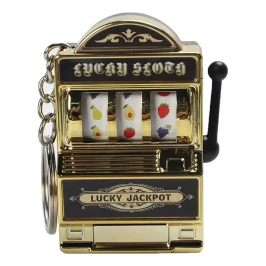 Llavero De Máquina Tragamonedas Funcionales - Mini Casino