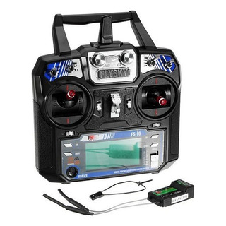 Rádio Flysky Fs-i6 2.4ghz 6 Ch + Receptor Fs-ia6b Hobbygoias Rádio Flysky Fs-i6 2.4ghz 6 Ch + Receptor Fs-ia6b Hobbygoias